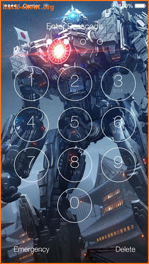 Pasific Rim 2 HD Slide Unlock Screen screenshot