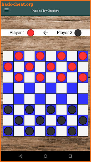 Pass and Play Checkers Free screenshot