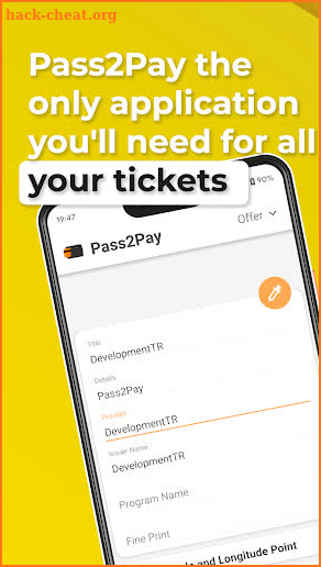 Pass2Pay screenshot