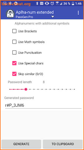 PassGen Pro - password generator screenshot