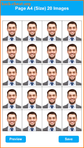 Passport photo maker screenshot