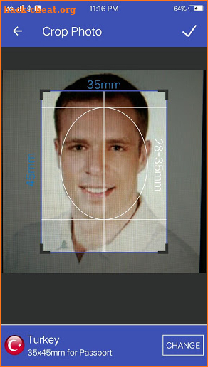 Passport Size Photo Editor screenshot