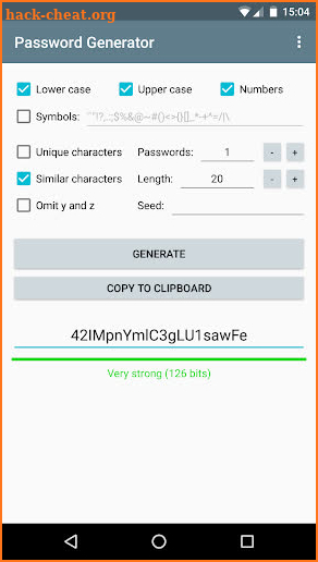 Password Generator screenshot