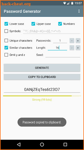 Password Generator screenshot