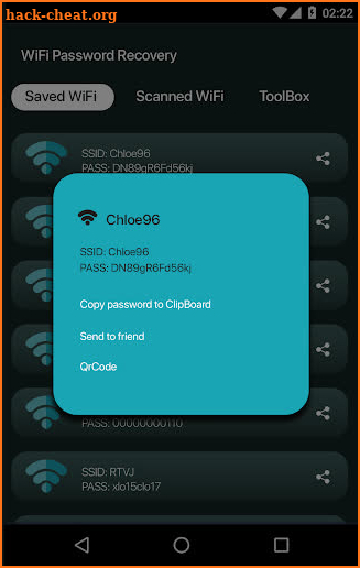 Password Recovery WIFI 2021 screenshot
