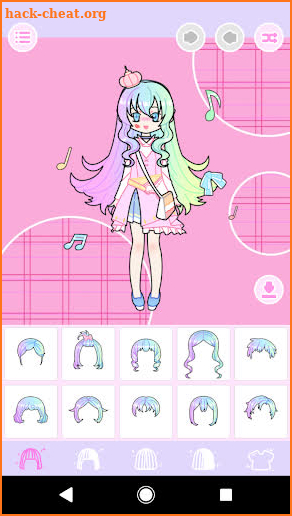 Pastel Avatar Maker 2: Make Your Own Pastel Avatar screenshot