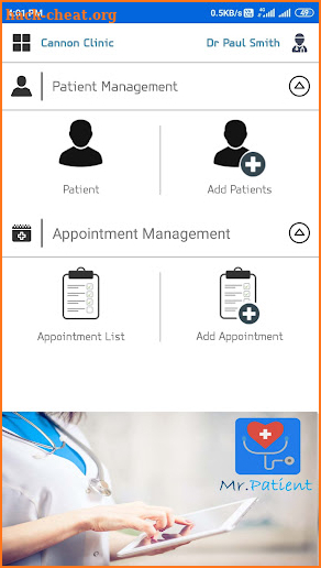 Patient Records & Appointments screenshot