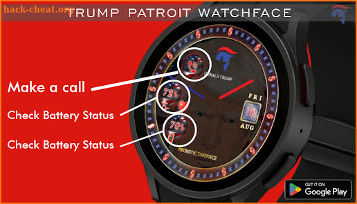 Patriot Trump Watchface screenshot