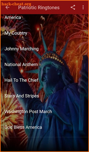 Patriotic Ringtones Free screenshot