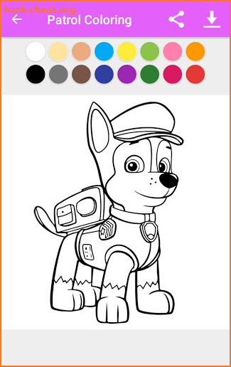 Patrol Coloring Game For Kids screenshot