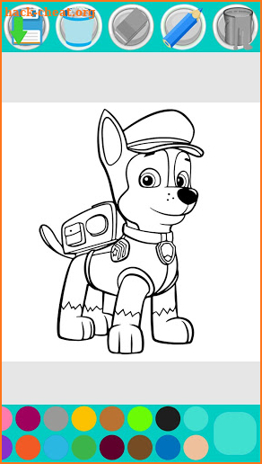 Patrol Coloring Pages Game screenshot