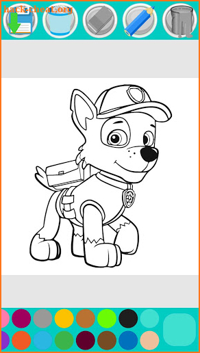 Patrol Coloring Pages Game screenshot