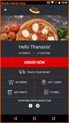 Pats Pizzeria screenshot