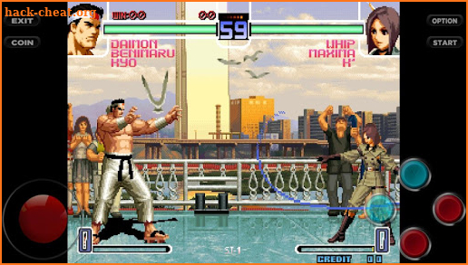 pause king of foghter 2002 kof 2002 screenshot