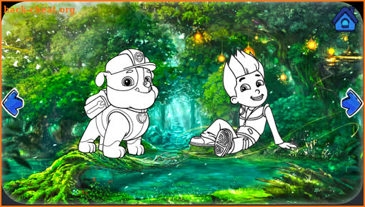 Paw Coloring Puppy Hero screenshot