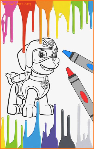 Paw patrol coloring screenshot