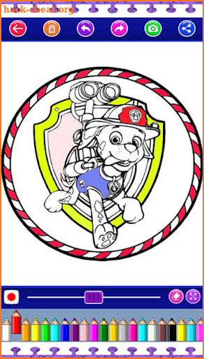 Paw Pups Heroes Coloring Book screenshot