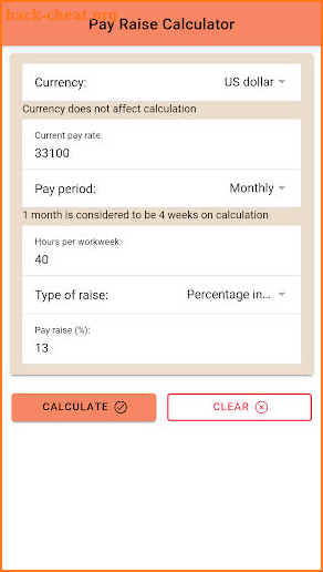 Pay Calculator Plus - Pay Check & Pay Raise screenshot