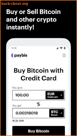 Paybis Wallet: Buy Bitcoin screenshot