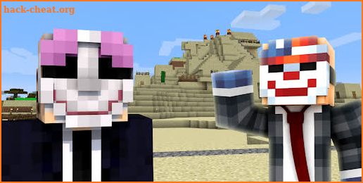 Payday 2 Skin for Minecraft screenshot