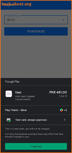 Payeer screenshot