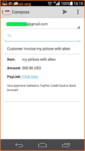 PayLink Generator (for paypal) screenshot