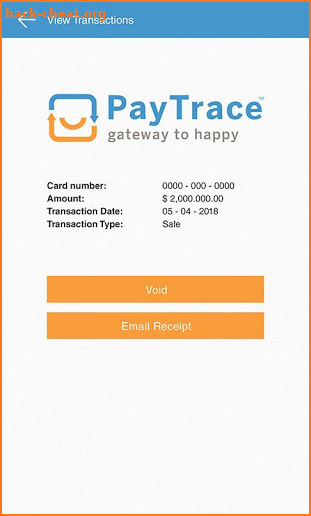 PayTrace Go screenshot