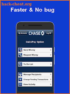 PayWith - Chase QuickPay Advice screenshot