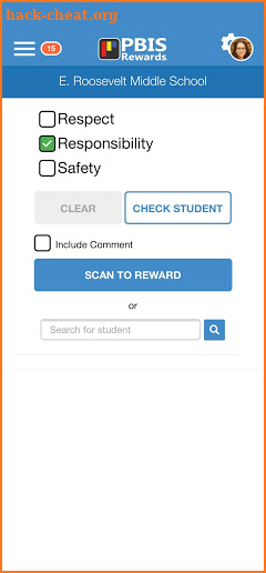 PBIS Rewards Staff screenshot