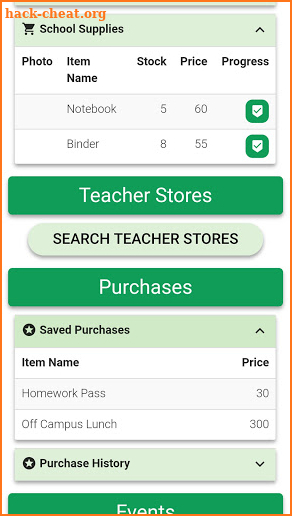 PBIS Rewards Student screenshot