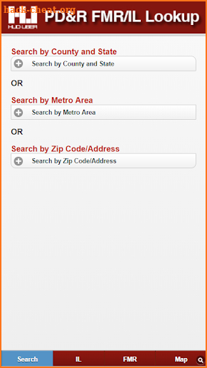PD&R FMR/IL Lookup screenshot