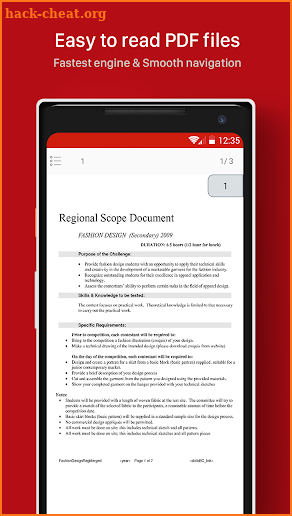 PDF Reader and PDF Editor for Android screenshot