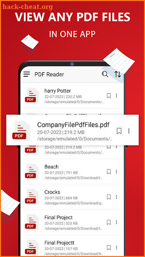 PDF Reader - PDF Reader 2022 screenshot