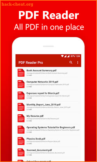 PDF Reader Pro - Ad Free PDF Viewer For Books 2019 screenshot