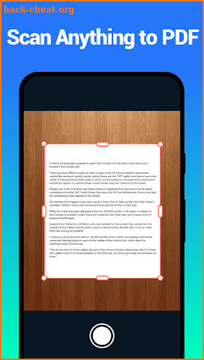 PDF Scanner - Scan to PDF, Document Scanner screenshot