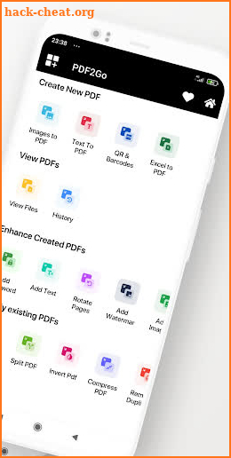 PDF2Go: Editor & Converter screenshot