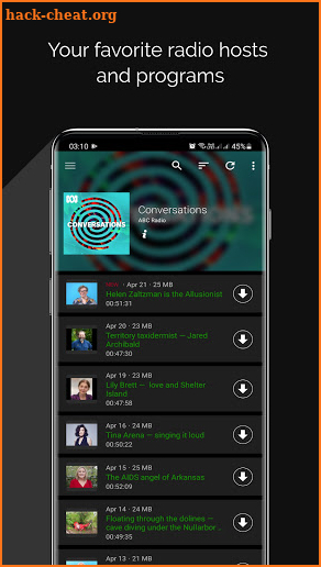 PeaCast - Podcast player. Podcasts free - Pea.Fm screenshot