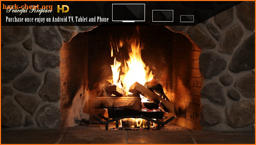 Peaceful Fireplace HD screenshot