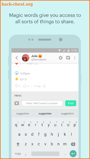 Peach — share vividly screenshot