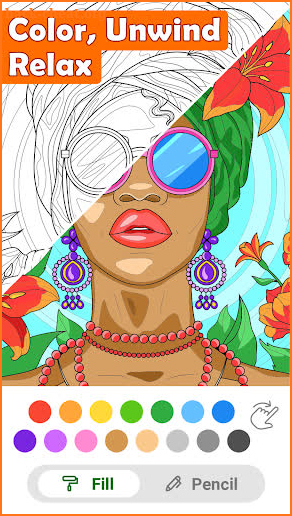 Peacolor: Adult Coloring book screenshot