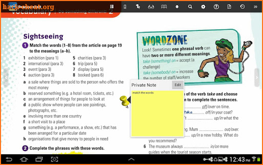 Pearson eText for Schools screenshot