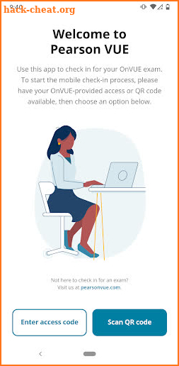 Pearson VUE | Check in for OnVUE exams screenshot