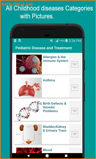 Pediatric Disease and Treatment screenshot