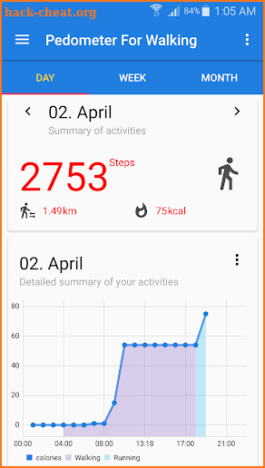 Pedometer For Walking screenshot