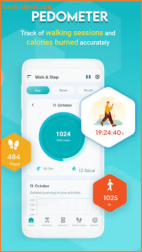 Pedometer - Health Calculator screenshot