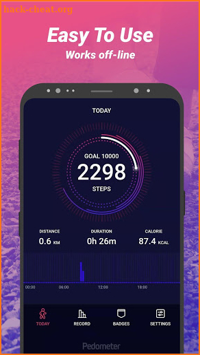 Pedometer - Step Tracker Pro screenshot