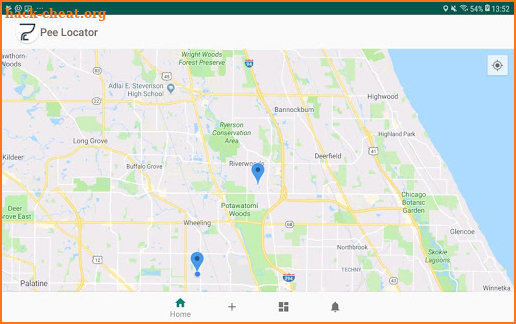 PeeLocator screenshot