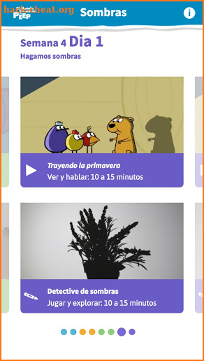 PEEP Ciencias en familia: Sombras screenshot