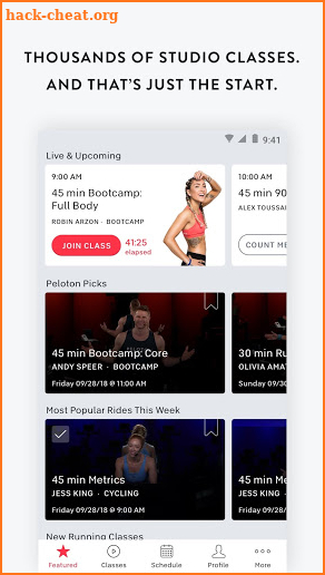 Peloton Digital screenshot