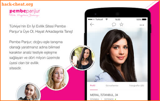 Pembepanjur -  Evlilik Sitesi, Arkadaşlık, Tanışma screenshot